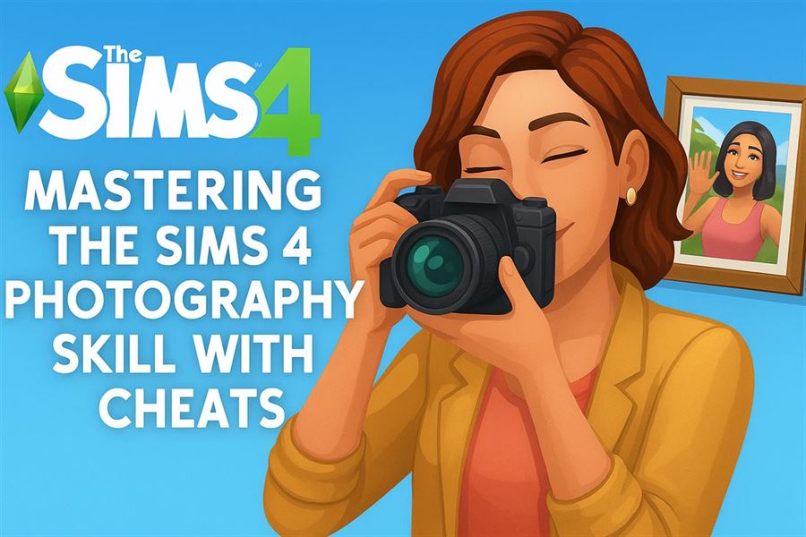 Mastering the sims 4 photography skill with cheats
